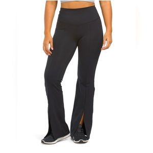 Yogalicious Lux Mia Front Split Flare Pants